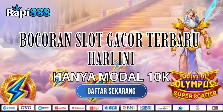 Bocoran Slot Gacor Terbaru Hari ini RAPI888