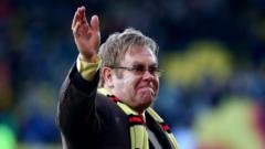 Elton John 'upset and disappointed' with Watford form